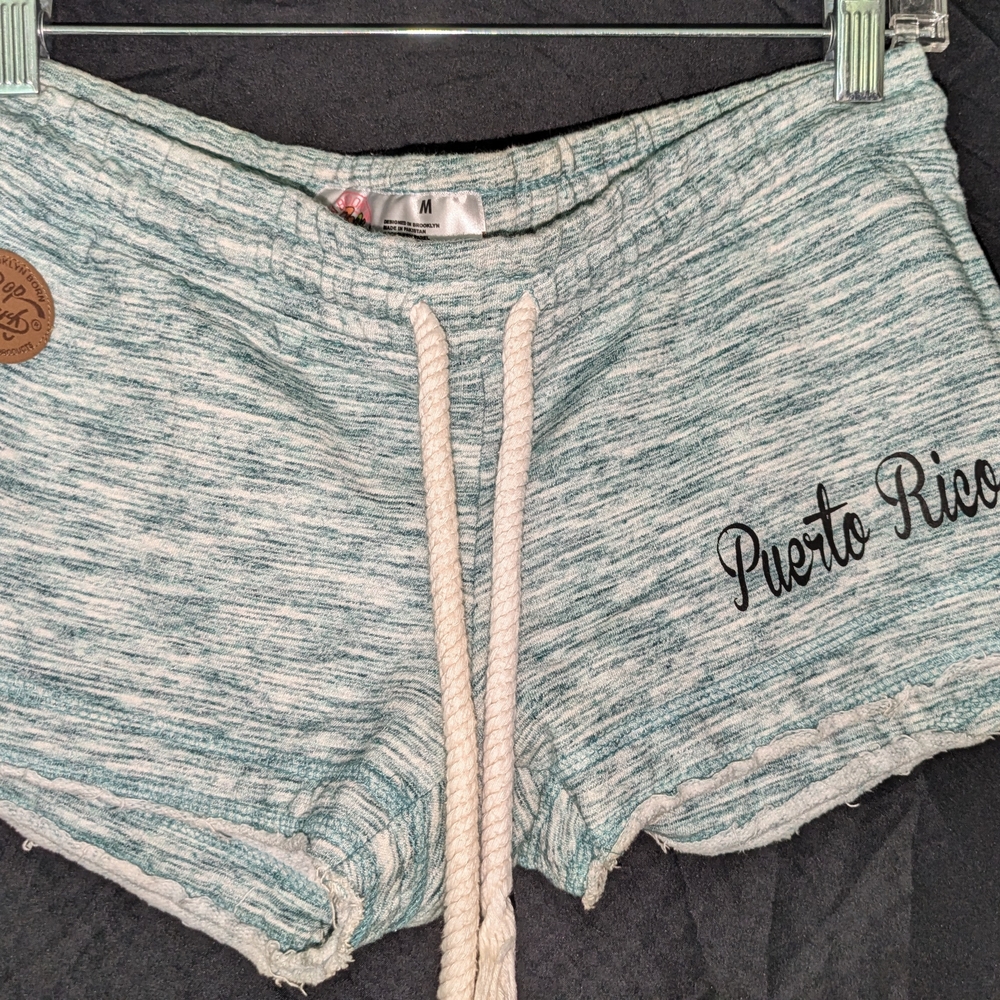 Puerto Rico Teal Shorts